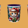 Christmas - Cat with bauble background - Image 5