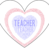 Teacher Coaster -  Heart - Image 2
