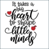 Teacher Coaster - It Takes A Big Heart