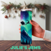 Tumbler - Christmas Northern Lights #1