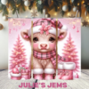 Tumbler - Christmas Highland Cow #5 - Image 2