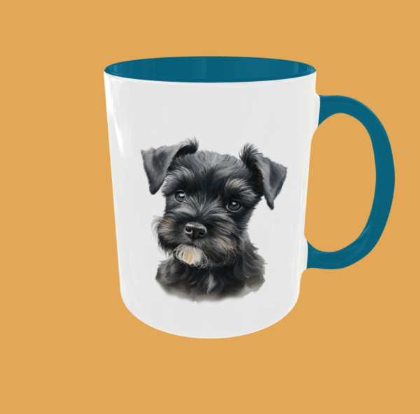 Dogs - Schnauzer Love: Adorable Puppy Mug - Image 4