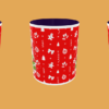 Christmas - Let it Snow Red Background