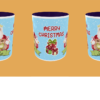 Christmas - Santa Blue Background