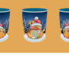Christmas - Robins Dark Blue Background - Image 2