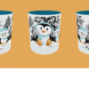 Christmas - Penguin with Tree Background - Image 2