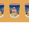 Christmas - Robins Dark Blue Background - Image 3