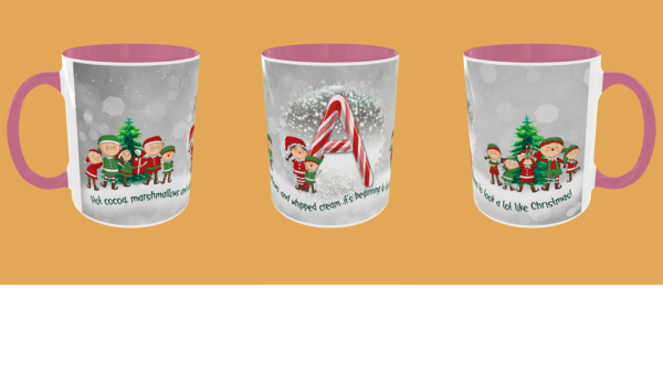 Christmas - Candy Cane with Initial - Image 3