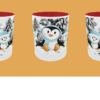 Christmas - Penguin with Tree Background - Image 4