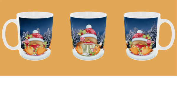 Christmas - Robins Dark Blue Background - Image 5