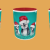 Christmas - Penguin snowflakes turquoise - Image 4