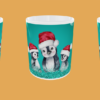 Christmas - Penguin snowflakes turquoise - Image 5