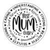 Coaster - Mum - Amazing Mum Ceramic Coaster - Best Mum