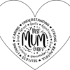 Coaster - Mum - Amazing Mum Ceramic Coaster - Best Mum - Image 2