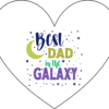 Coaster - Father's Day - Galactic Dad: The best in the Universe - Image 2