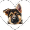 Coaster - Dogs - German Shepherd Puppy Ceramic - Image 2