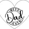 Coaster - Fathers Day - Celebrate with our 'Best Dad Ever' Ceramic Coaster - Image 2