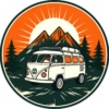 Coaster - Camper Van vintage Retro Adventure charm - Image 6