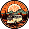 Coaster - Camper Van vintage Retro Adventure charm - Image 7