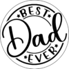 Coaster - Fathers Day - Celebrate with our 'Best Dad Ever' Ceramic Coaster - Image 3
