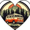 Coaster - Camper Van vintage Retro Adventure charm - Image 8