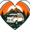 Coaster - Camper Van vintage Retro Adventure charm - Image 9