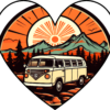 Coaster - Camper Van vintage Retro Adventure charm - Image 10