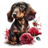 Coaster - Dogs - Dachshund Ceramic Coaster - Cute & Cozy gift for Dog Lovers