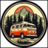 Coaster - Camper Van vintage Retro Adventure charm - Image 11