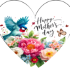 Coaster - Mum - Mums The Word: A Heartfelt Mug for Mothers Day