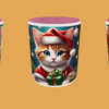Christmas - Cat with bauble background - Image 2