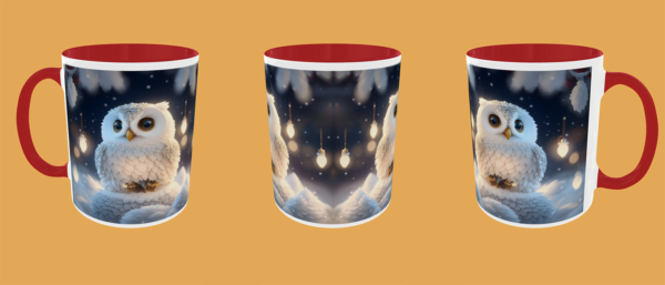 Christmas - Owls with Small Lights - Image 4