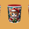 Christmas - Cat with bauble background - Image 3