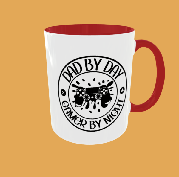 Fathers Day - Stylish Father's Day Ceramic Mug - Dad By Day - Image 5