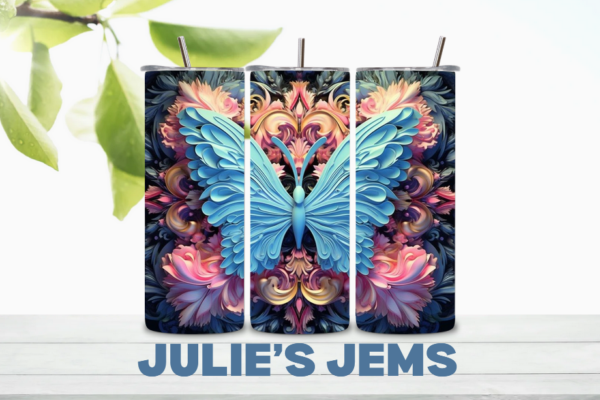 Tumbler - Butterflies #4 - Image 2