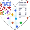 Teacher Coaster - Teach, Love, Inspire (2) - Image 2
