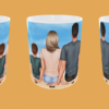 Personalised Family On The Beach