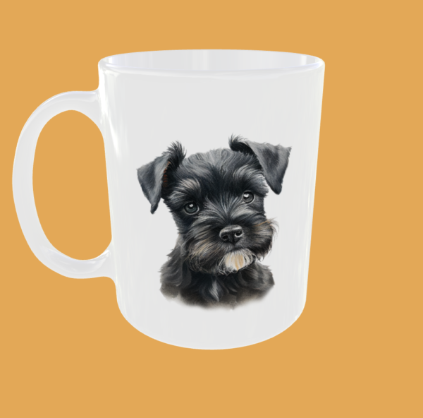 Dogs - Schnauzer Love: Adorable Puppy Mug