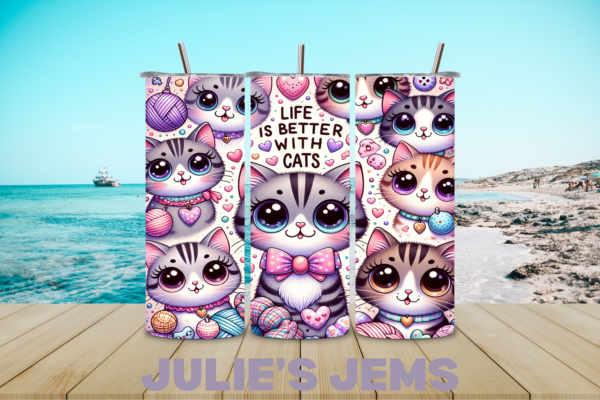 Tumbler - Cat #8 - Image 2
