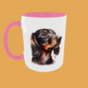 Dogs - Dachshund Lover's 11oz Ceramic Mug - High-Gloss Finish with Optional Coloured Handle - Image 4