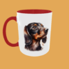 Dogs - Dachshund Lover's 11oz Ceramic Mug - High-Gloss Finish with Optional Coloured Handle - Image 5