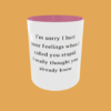 Sarcastic Quotes - I'm Sorry If I Hurt Your Feelings - Image 2
