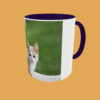 Cat - Adorable Cat Mug with Choice of Coloured Handle - Purrfect for Cat Lovers - Image 4