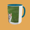 Cat - Adorable Cat Mug with Choice of Coloured Handle - Purrfect for Cat Lovers - Image 5