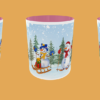 Christmas - snowman ski and sled - Image 3