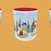 Christmas - snowman ski and sled - Image 4