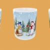 Christmas - snowman ski and sled - Image 5